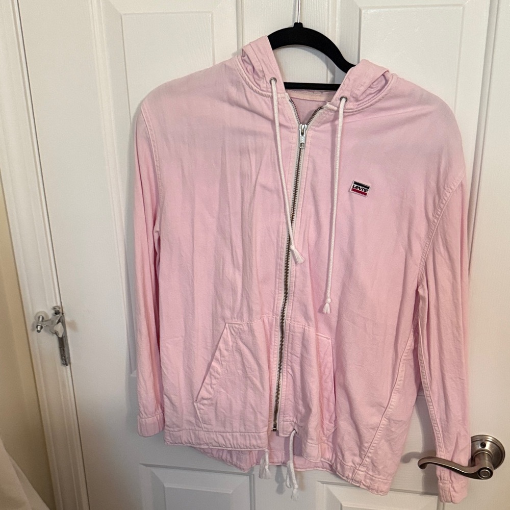 Levi's Light Pink Hooded Utility Jacket
